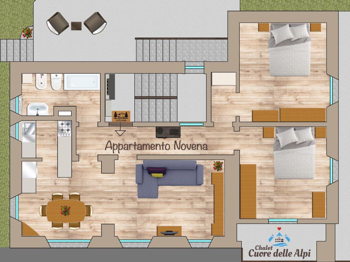 Chalet Cuore Delle Alpi أيرولو المظهر الخارجي الصورة